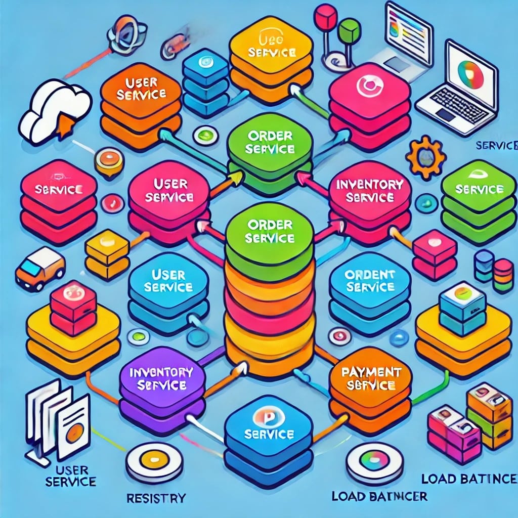 Microservices architecture diagram